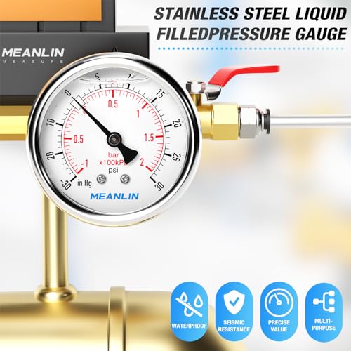 30inHG~30Psi Stainless Steel 1