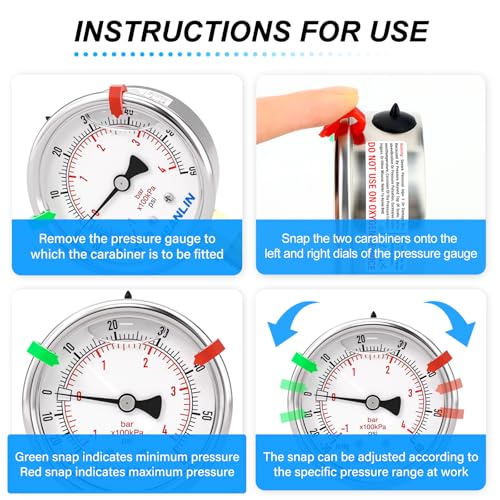 30inHG~60Psi Vacuum Pressure Gauge 1