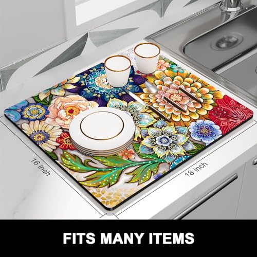 Dish Drying Mat for Kitchen Counter