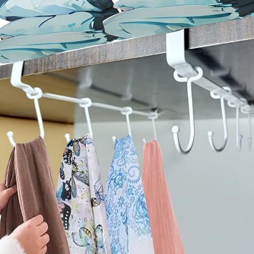 Adjustable Mug Holder Under Cabinet (8 Count)