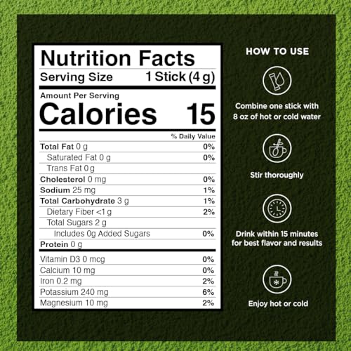 Hydration Matcha Instant Packets w (8.46 Ounce)