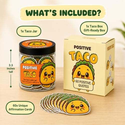 Positive Taco Jar (7 Count)