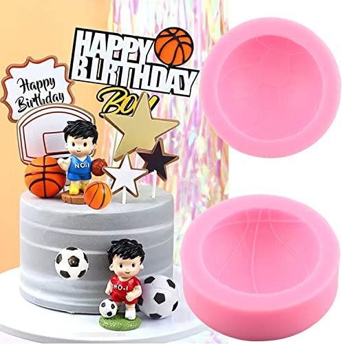 Sports Ball Silicone Basketball Fondant Mold Set Of 4