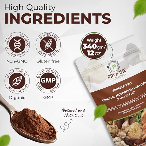 PROFINE Truffle PRO Mushroom Powder 12 (12 Ounce)