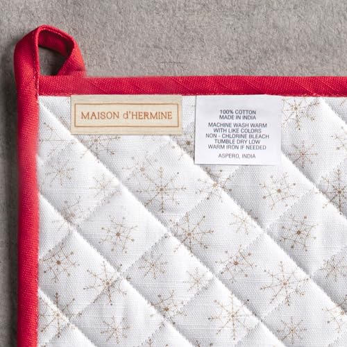 100% Cotton Oven Mitt & Pot Holder Set (2 Count)
