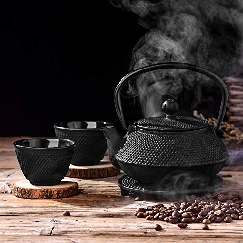 Cast Iron Teapot Set with Infuser