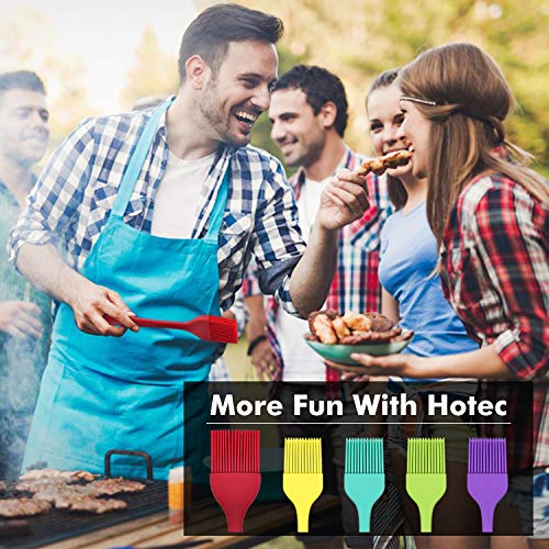 600℉ Heat Resistant BPA Free Silicone Marinading Meat Grill Basting Pastry Brush for Oil Butter Sauce Sausages Desserts Turkey Baster Grill Barbecue