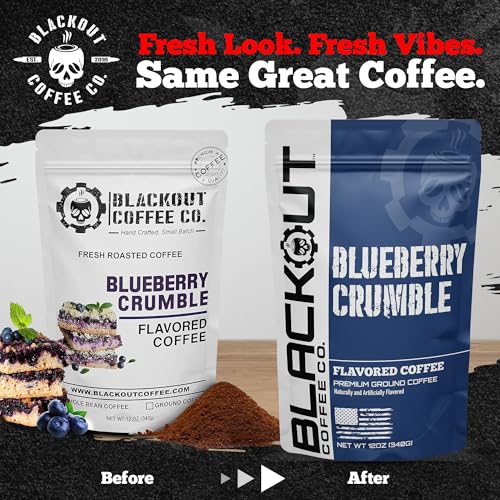 Blackout Coffee Blueberry Crumble Ground Coffee (12 Ounce)