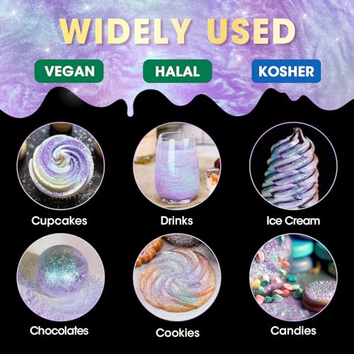 Edible Glitter Luster Dust for Drinks