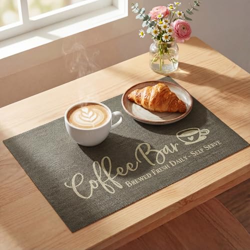 Coffee Bar Mat Set of 2 (2 Count)