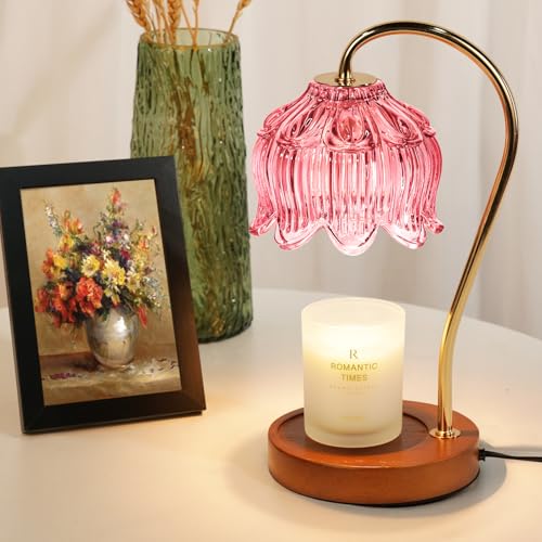 Flower Candle Warmer Lamp with Timer