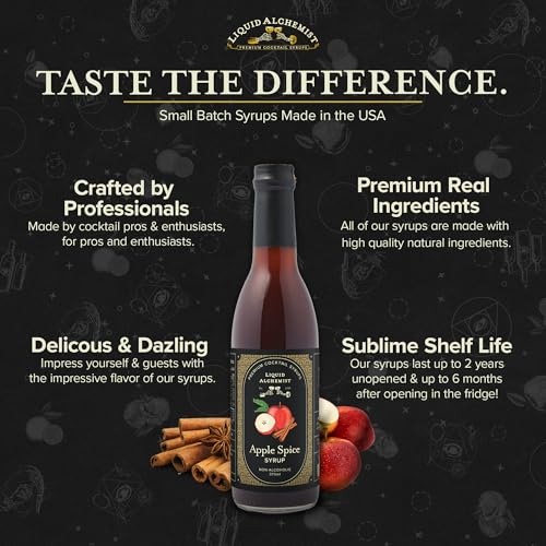 Apple Spice Syrup for Cocktails (38.1 Fl Oz)