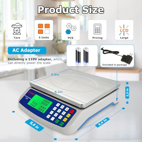 Large Digital Kitchen Scale 40kg