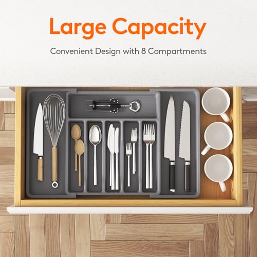 Extra Large Silverware Drawer Organizer (3 Count)