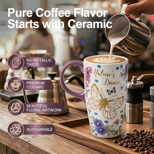 Ceramic Travel Mug with Lid