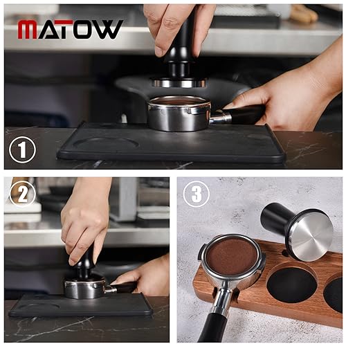 58.5mm Spring Loaded Espresso Hand Tamper Fits 58mm Standard Portafilter