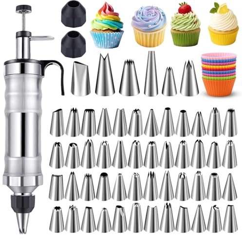 Dessert Decorating Syringe Set (66 Count)