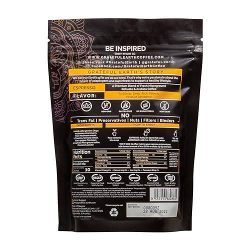 Instant Espresso Coffee With Lion's Mane (4.8 Ounce)