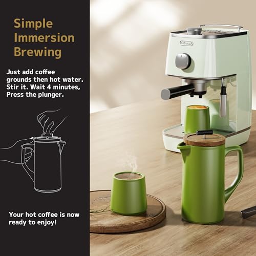 Ceramic French Press 22oz (22 Ounce)