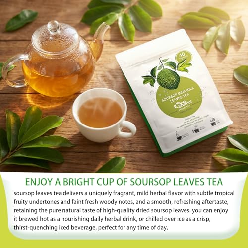 Soursop Leaves Tea Bags (40 Count)