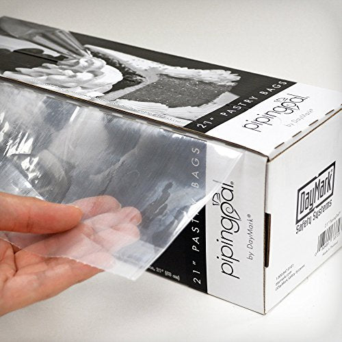 IT115437 21" PipingPal Disposable Pastry Bag with Dispenser