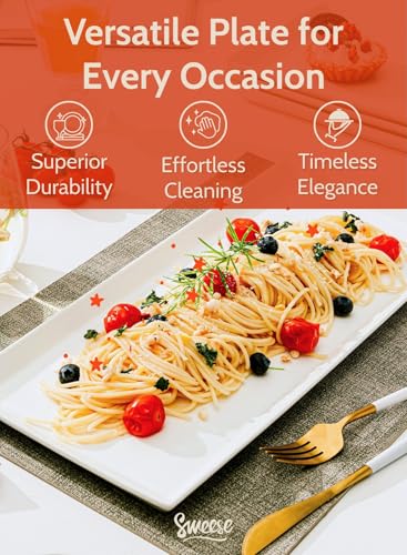 White Serving Platters (4 Count)