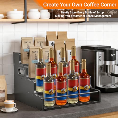 4 Tier Liquor Bottle Display Shelf