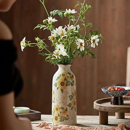 Autumn Vintage Ceramic Vase Set of 3 for Decor Home (3 Count)