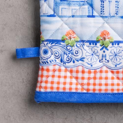 100% Cotton Oven Mitt & Pot Holder Set (2 Count)