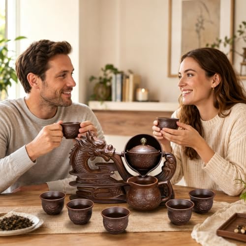 Dragon Kung Fu Tea Set for Adults