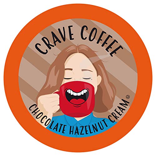 Chocolate Hazelnut Creme Coffee Pods for Keurig K Cup Brewers (100 Count)