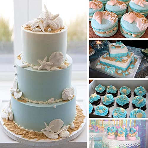 Marine Theme Fondant Molds 4pcs Starfish Fondant Cake Mold (4 Count)