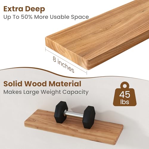 Floating Shelves for Wall (2 Count)