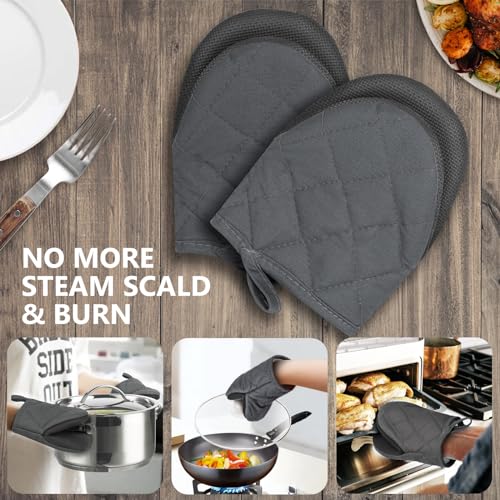 1 Pair Short Oven Mitts