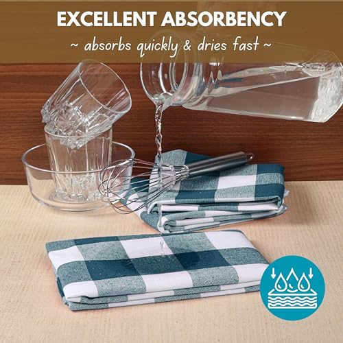 4 Pack Kitchen Towel with Hanging Loop 16x26 inches