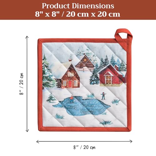 Pot Holders 100% Cotton Potholders (2 Count)