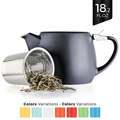 Pluto Porcelain Small Teapot Black