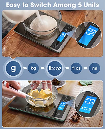 Digital Kitchen Food Scale 22lb for Cooking Baking