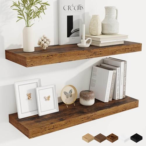 9.3Inch Deep Floating Shelves for Wall (2 Count)