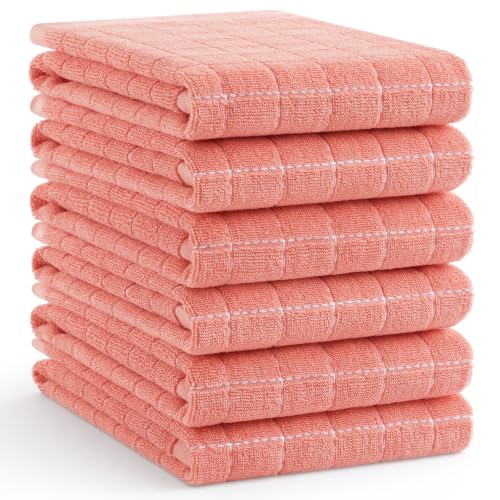 100% Cotton Terry Kitchen Towels (6 Count)