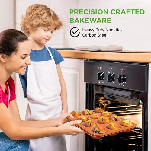 12 cup Copper Oven Muffin Pan