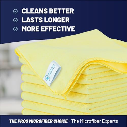 MW Pro 16x16 Commercial Cleaning Rags (12 Count)