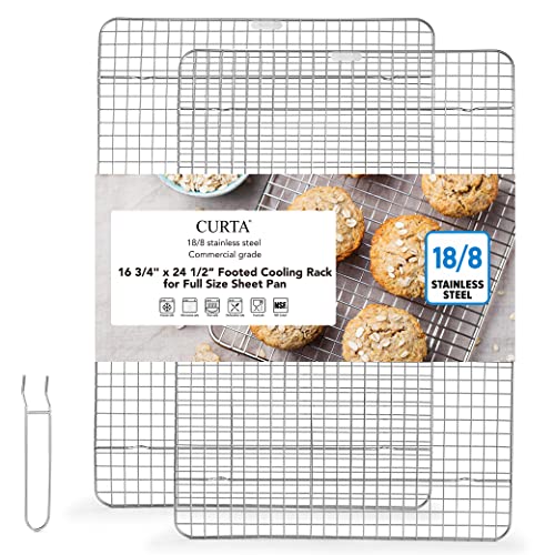 2 Pack 16.8" X 24.4" Chef Cooling Rack (2 Count)