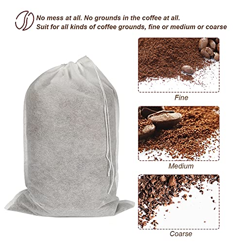 50pcs Disposable Cold Brew Bags 8x12 in for Home Coffee Brewing (50 Count)