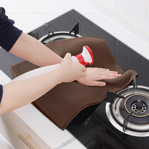 100% Cotton Waffle Weave Kitchen Dish Towels 24 (24 Count)