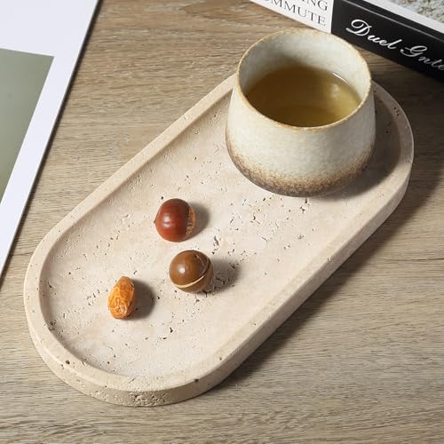 Natural Marble Tray for Bathroom Counter