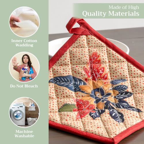Pot Holders 100% Cotton Potholders (2 Count)