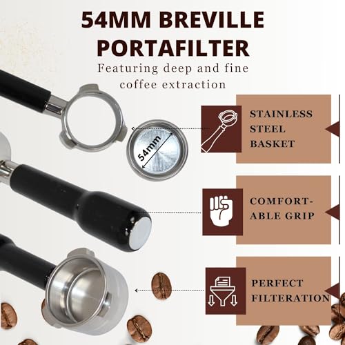 Espresso Portafilter 54mm Bottomless