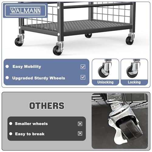 Garden Tool Organizer with Wheels