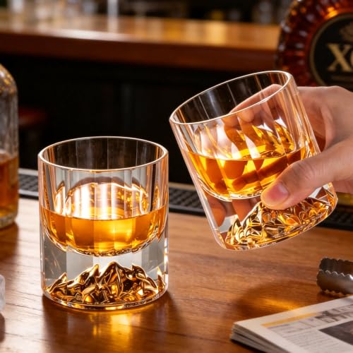 Crystal Whiskey Glasses Set of 2 (2 Count)